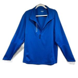 OGIO Endurance Men's Pullover 1/4 Zip Long Sleeve Blue Activewear Size XL
